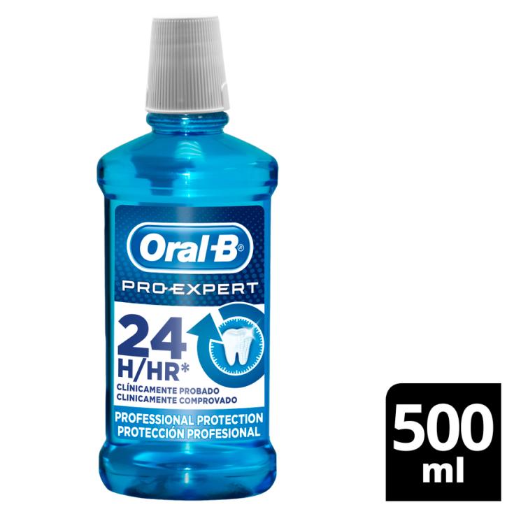 ENJUAGUE BUCAL PRO EXPERT MENTA, 500 ML ORAL B