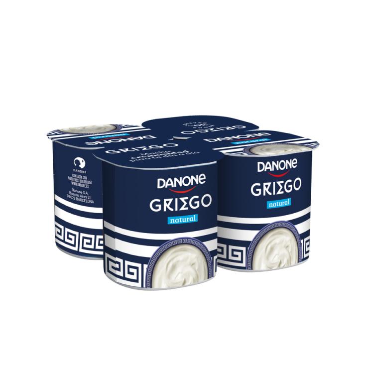 YOGUR GRIEGO NATURAL, 4X115G DANONE