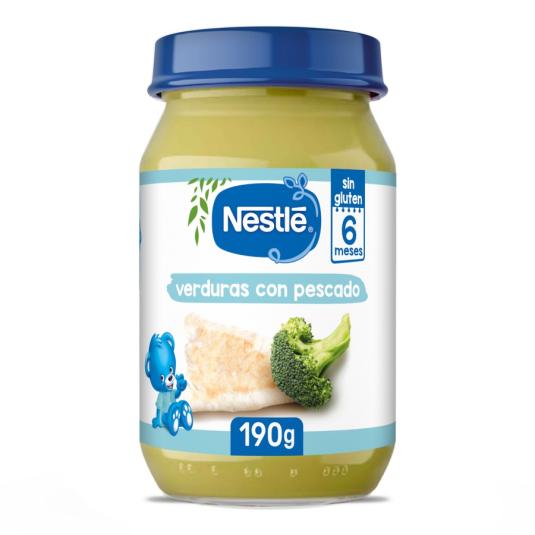 TARRITO VERDURAS CON PESCADO, 190G NESTLE