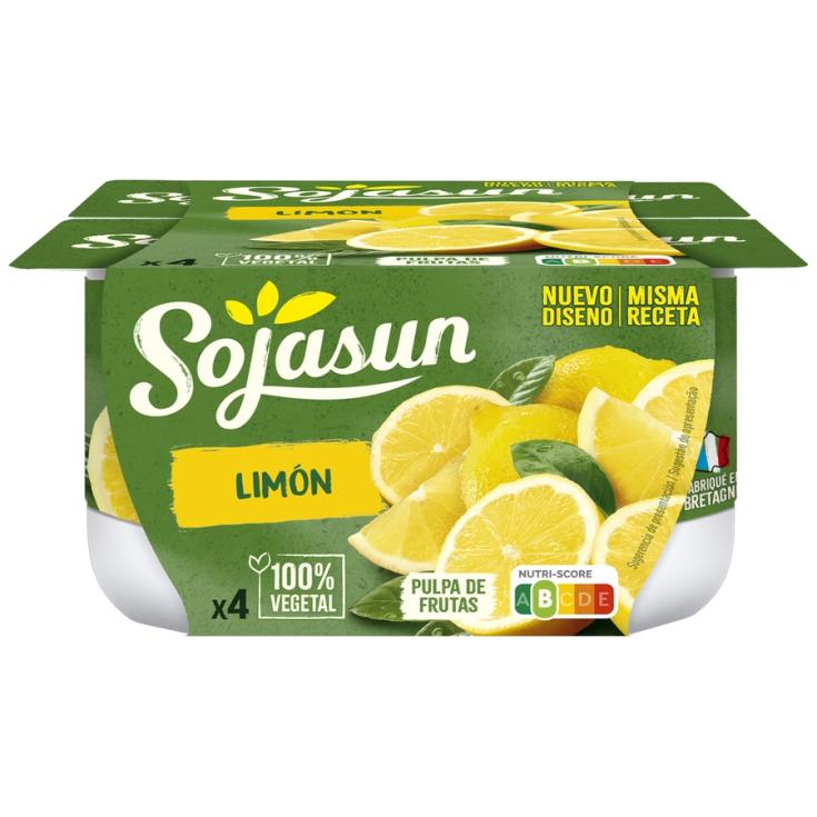 ESPECIALIDAD VEGETAL DE SOJA Y LIMON, 4X100G SOJASUN