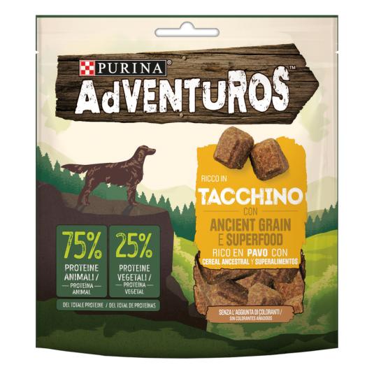 SNACK PARA PERRO PAVO, 120 GR ADVENTUROS