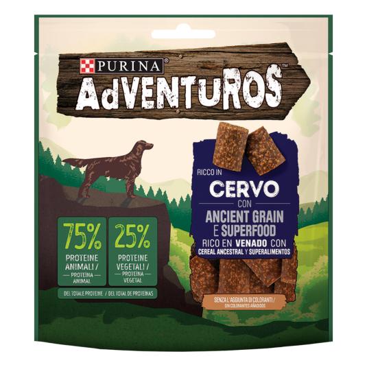 SNACK PARA PERRO VENADO, 120 GR ADVENTUROS