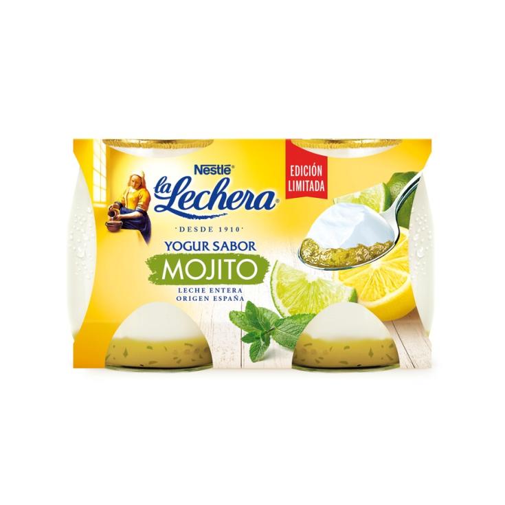 YOGUR SABOR MOJITO, 2X125G LA LECHERA