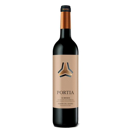 VINO PORTIA 10 MESES RIBERA DUERO , 75CL PORTIA