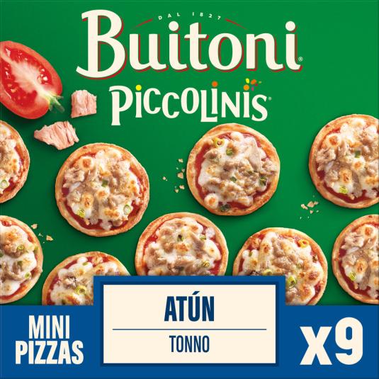 MINI PIZZAS DE ATUN, 9 UD 270G BUITONI