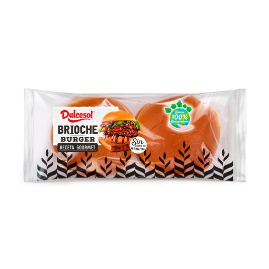 PAN BRIOCHE DE HAMBURGEUSA, 4UNID DULCESOL