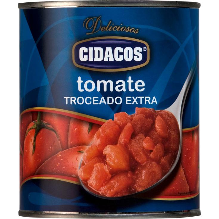 TOMATE TROCEADO, 820GR CIDACOS