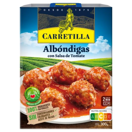 ALBÓNDIGAS CON TOMATE, 300GR CARRETILLA