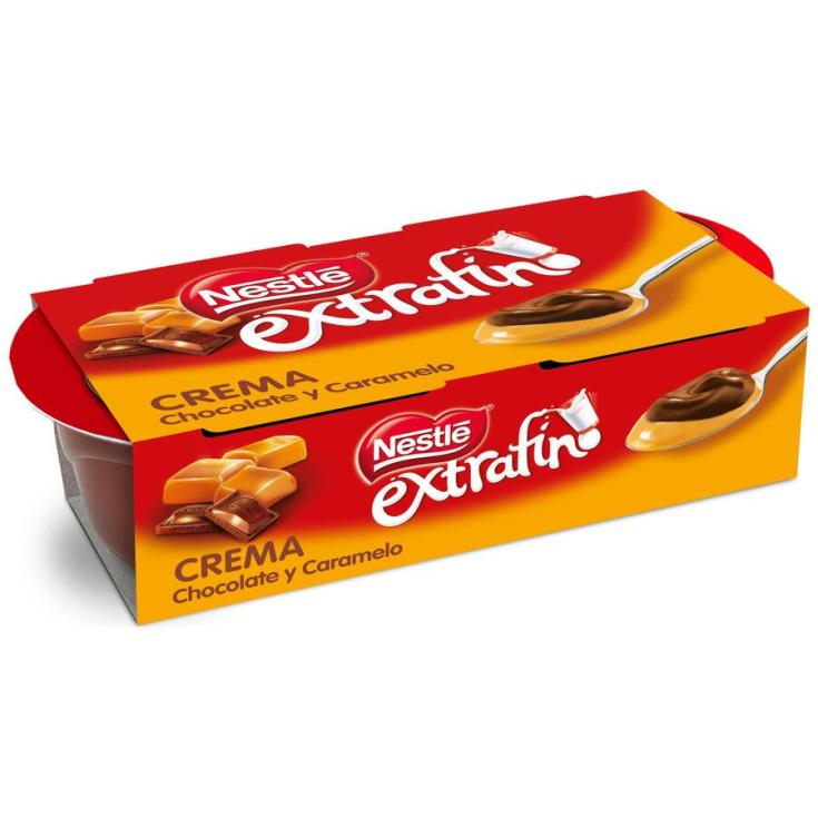 CREMA DE CHOCOLATE Y CARAMELO, 2X70GR NESTLE