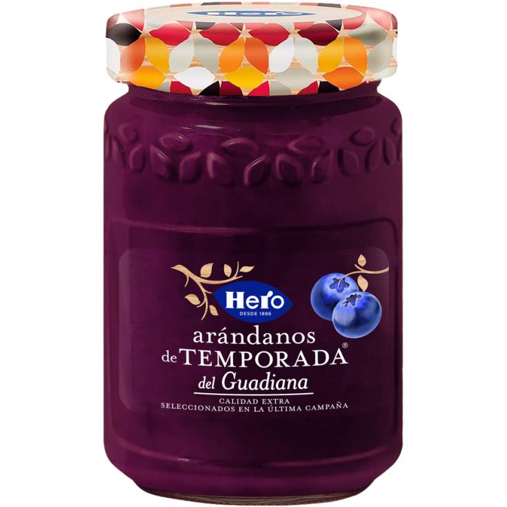 CONFITURA DE ARANDANOS TEMPORADA, 350GR HERO