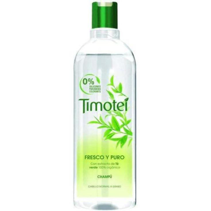 CHAMPU PURIFICANTE FRESCO Y FUERTE, 400 ML TIMOTEI