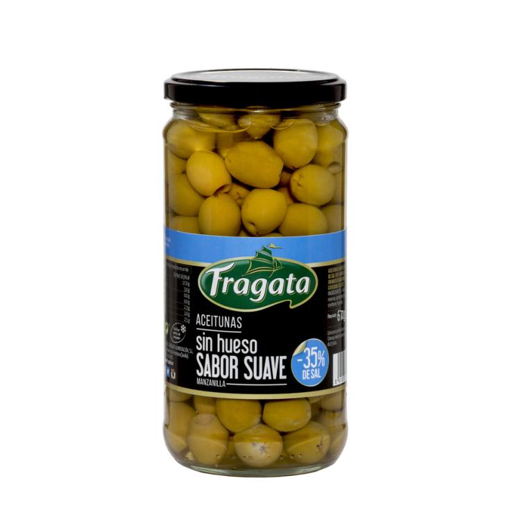 ACEITUNAS SUAVES SIN HUESO, 400G FRAGATA