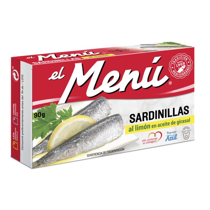 SARDINILLA AL LIMON, 65GR EL MENÚ