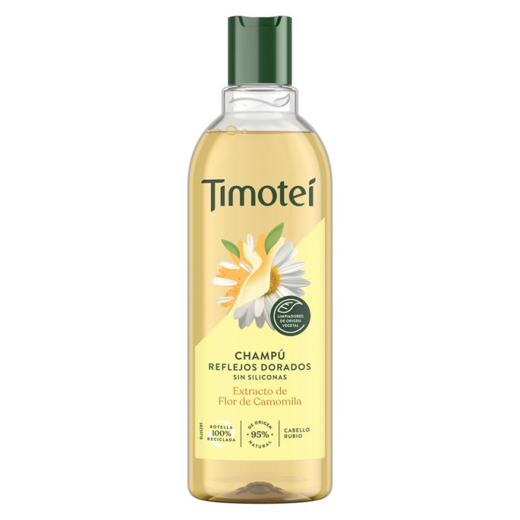 CHAMPU REFLEJOS DORADOS, 400 ML TIMOTEI