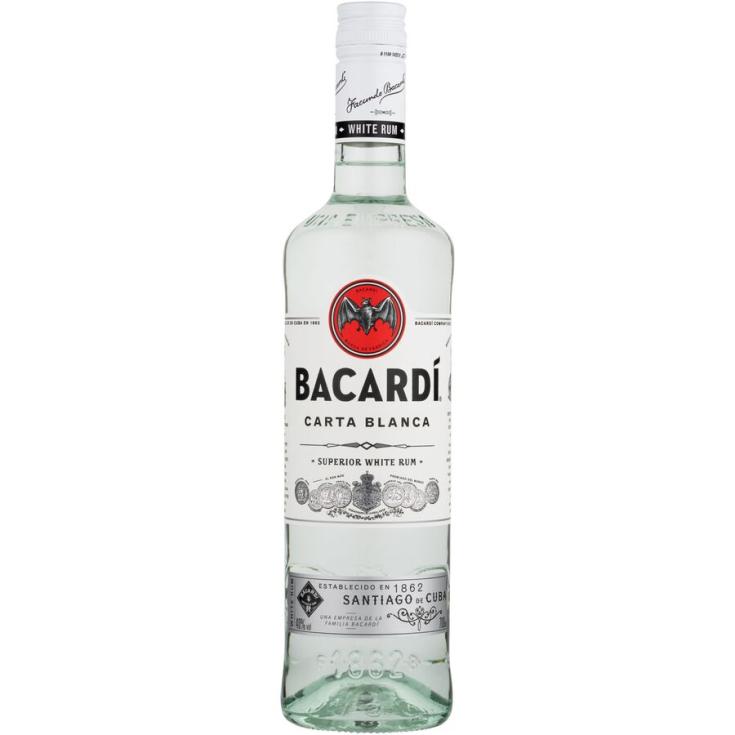 RON CARTA BLANCA, 70CL BACARDI