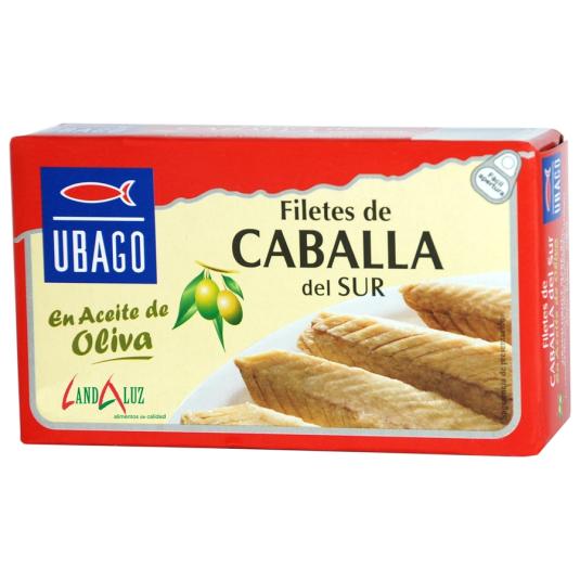 CABALLA DEL SUR EN ACEITE OLIVA, 85GR UBAGO