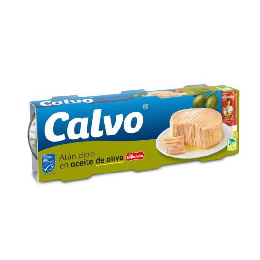 ATUN CL. OLIVA LA ESPAÑOLA CALVO 3X100GR