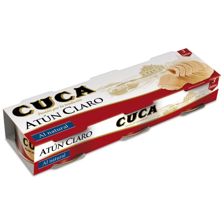 ATUN CLARO AL NATURAL, 3X67G CUCA