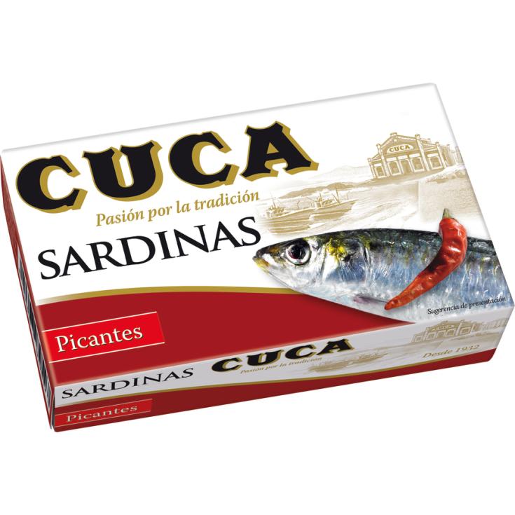 SARDINAS PICANTES, 85GR CUCA