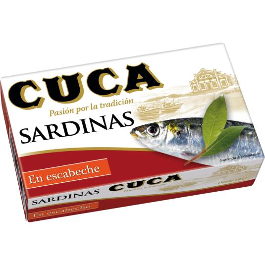 SARDINAS EN ESCABECHE, 85G CUCA