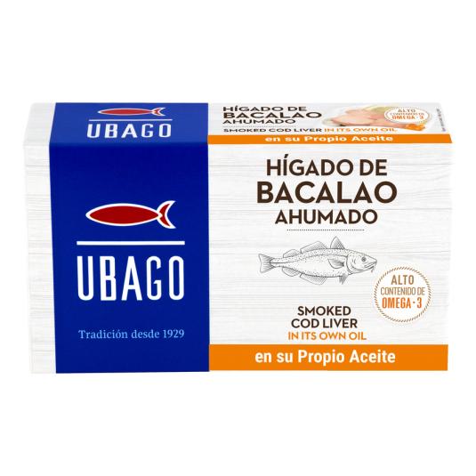 HIGADO DE BACALAO, 100GR UBAGO