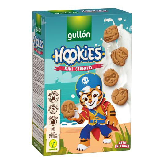 GALLETAS HOOKIES MINI CEREALES, 250G GULLON