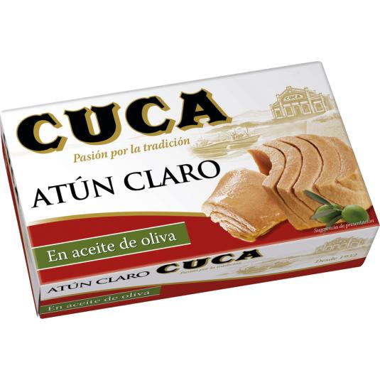 ATUN CLARO EN ACEITE DE OLIVA, 80GR CUCA