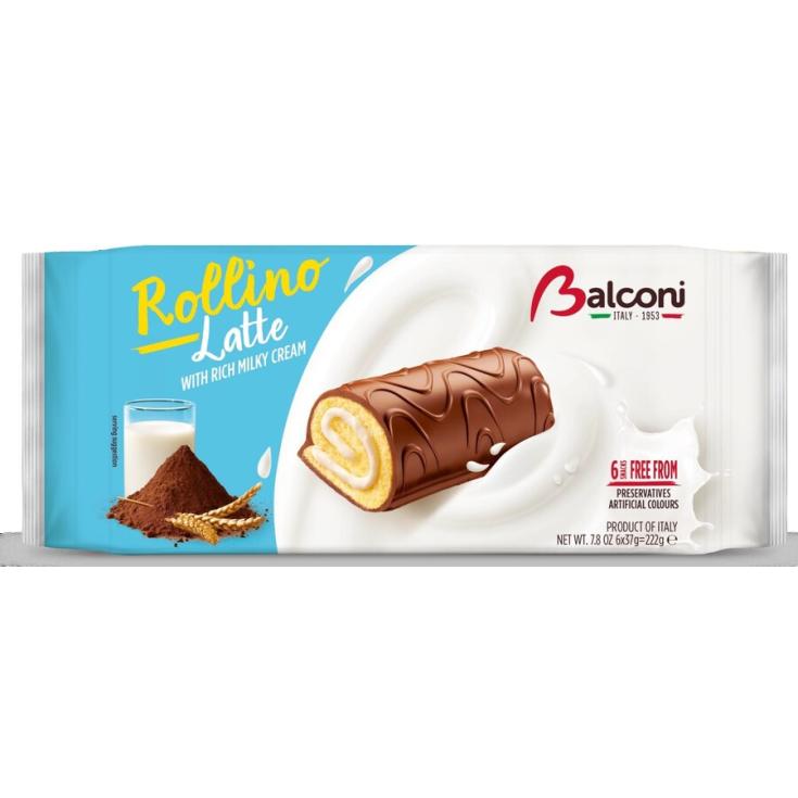 BIZCOCHO ROLLINO LECHE, 222G BALCONI