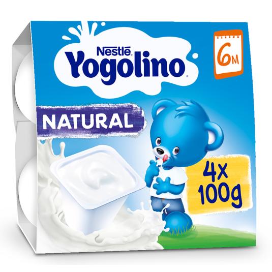 POSTRE LACTEO NATURAL, 4X100GR NESTLE YOGOLINO