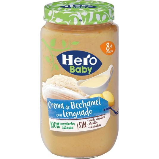 TARRITO LENGUADO CON BECHAMEL, 235GR HERO BABY