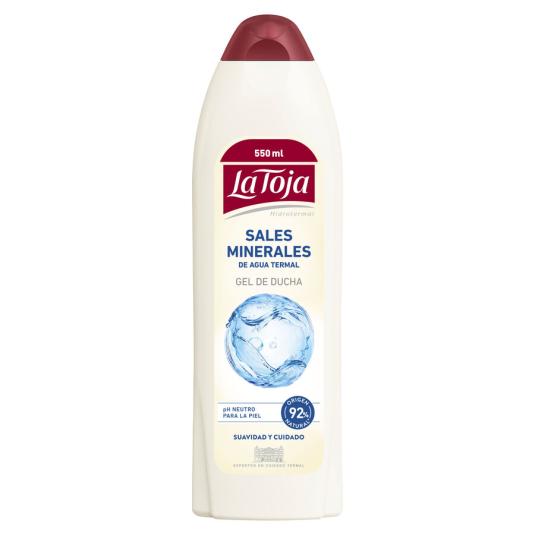 GEL DE DUCHA HIDROTERMAL, 550 ML LA TOJA