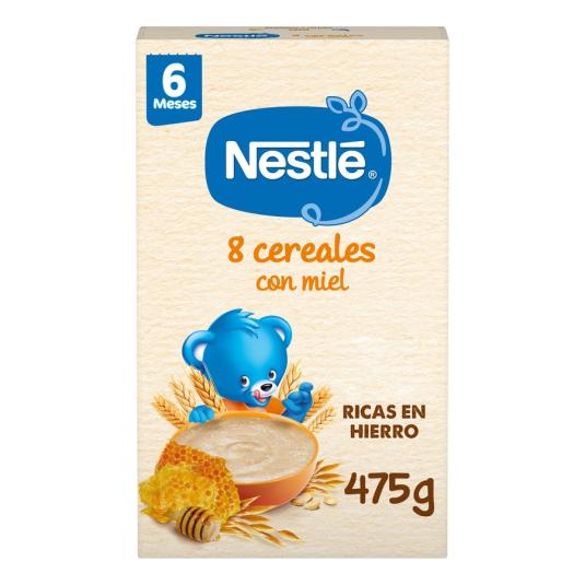 PAPILLAS 8 CERALES MIEL, 475G NESTLE