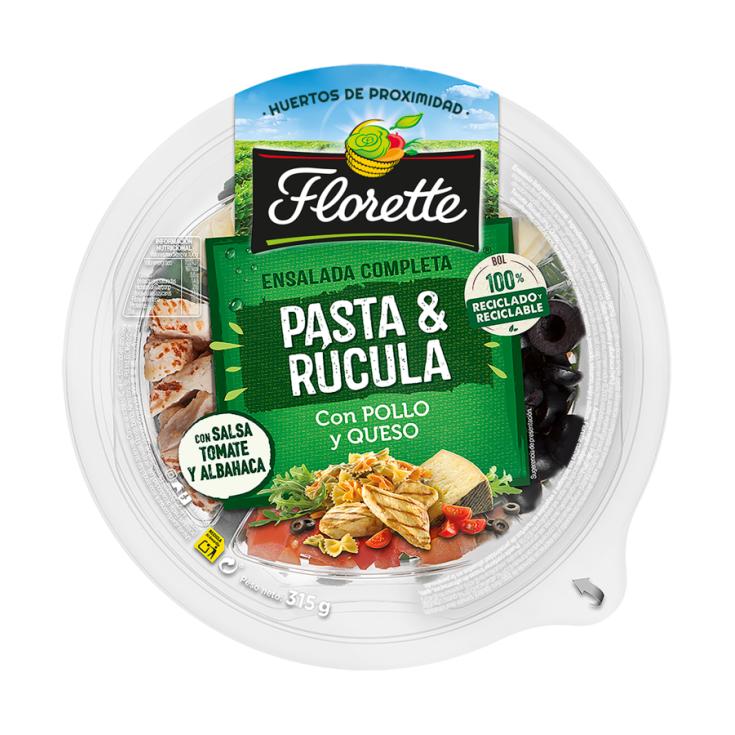 ENSALADA COMPLETA PASTA&RUCULA, 320G FLORETTE