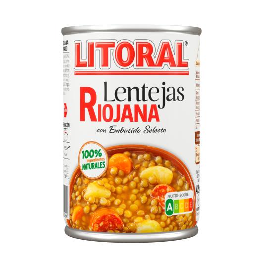 LENTEJA RIOJANA, 430GR LITORAL