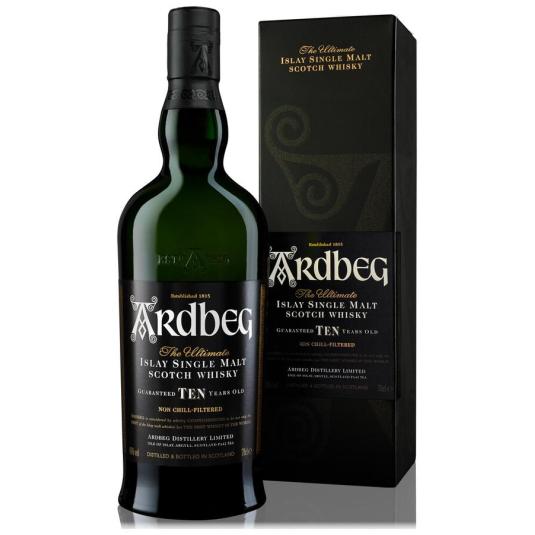 WHISKY MALTA 10 AÑOS, 70CL ARDBERG