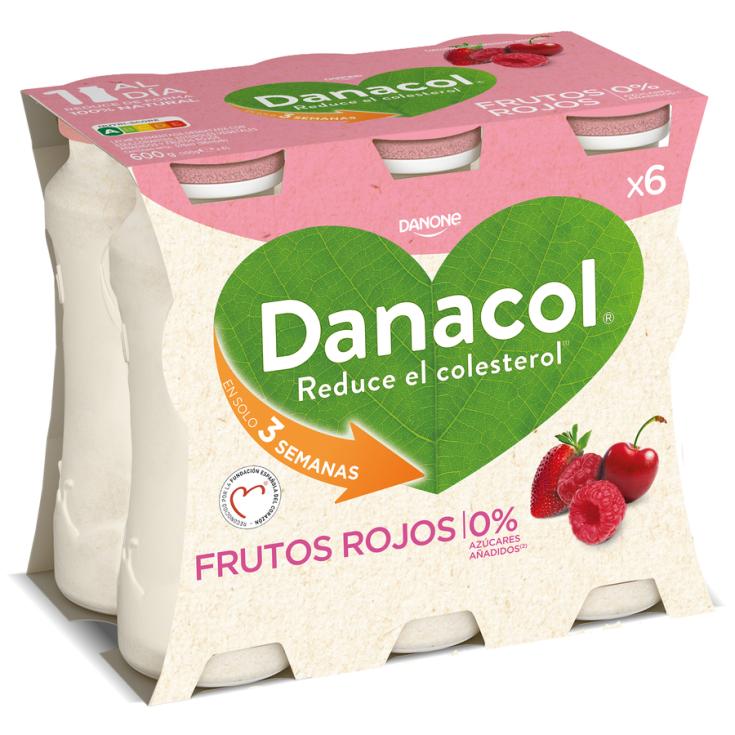 DANACOL FRUTOS ROJOS, 8X100ML DANONE