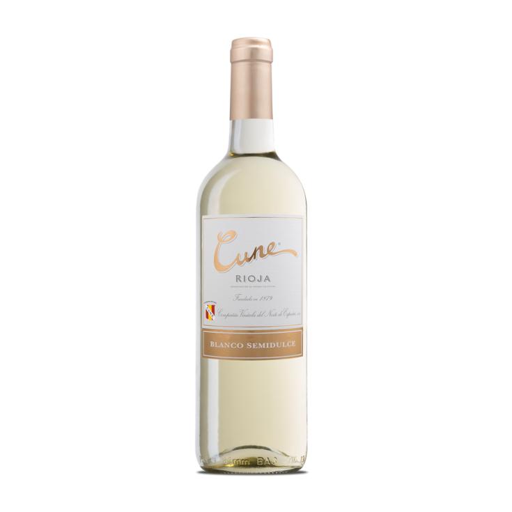 VINO BLANCO SEMI DULCE D.O.RIOJA, 750ML CUNE