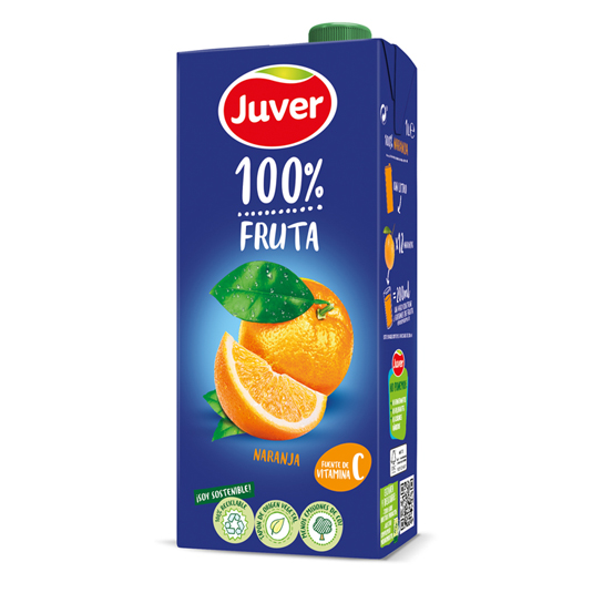 ZUMO DE NARANJA, 1L JUVER