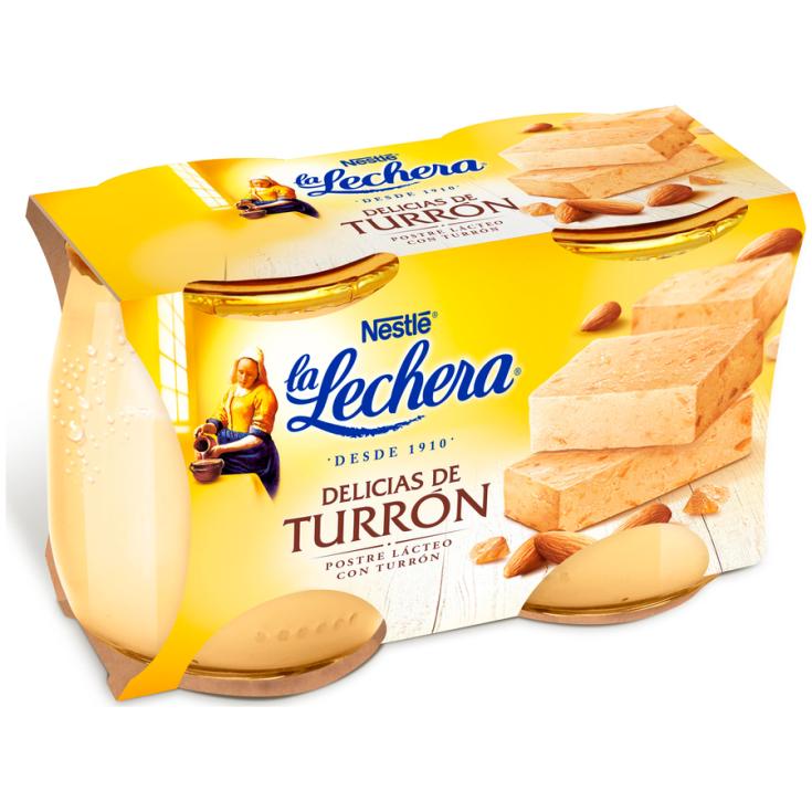 POSTRE DELICIAS DE TURRON P2 , 250G LA LECHERA