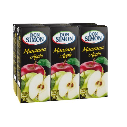 ZUMO DE MANZANA, 6X200ML DON SIMON