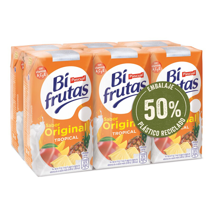 BIFRUTAS TROPICAL, 6X200ML PASCUAL