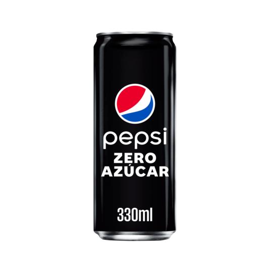 REFRESCO DE COLA ZERO AZUCAR, 330ML PEPSI