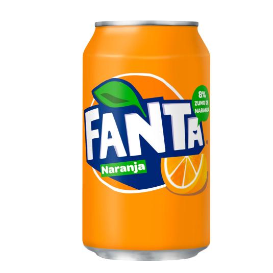 REFRESCO DE NARANJA, 330ML FANTA