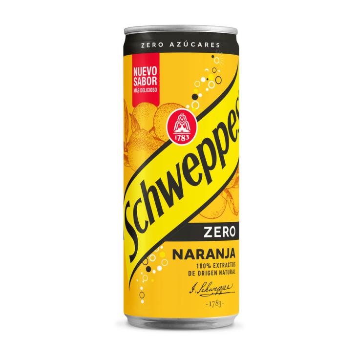 REFRESCO DE NARANJA ZERO AZUCAR, 330ML SCHWEPPES