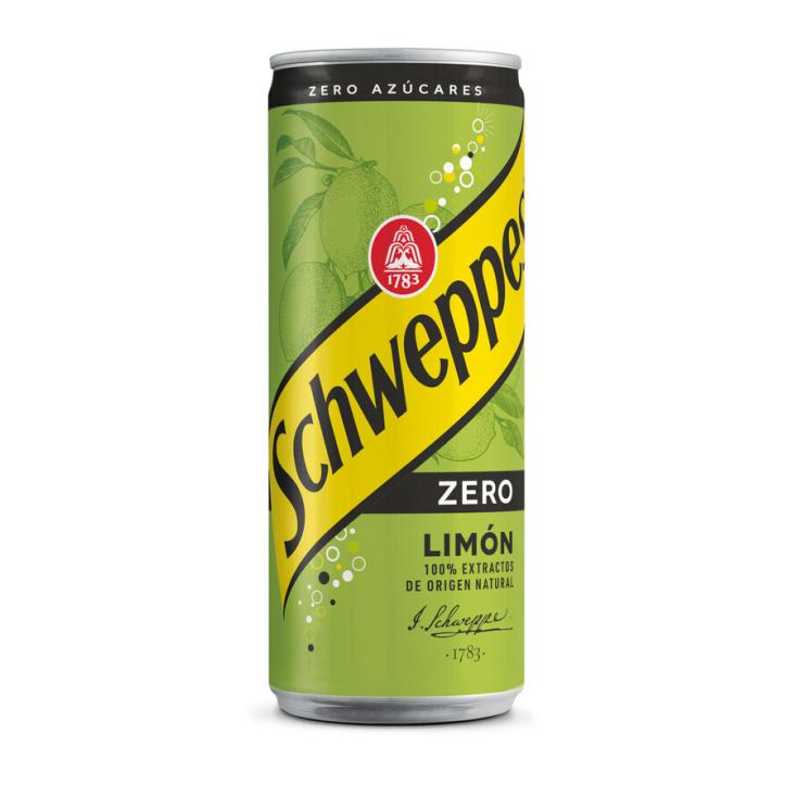 REFRESCO DE LIMON ZERO AZUCAR, 330ML SCHWEPPES