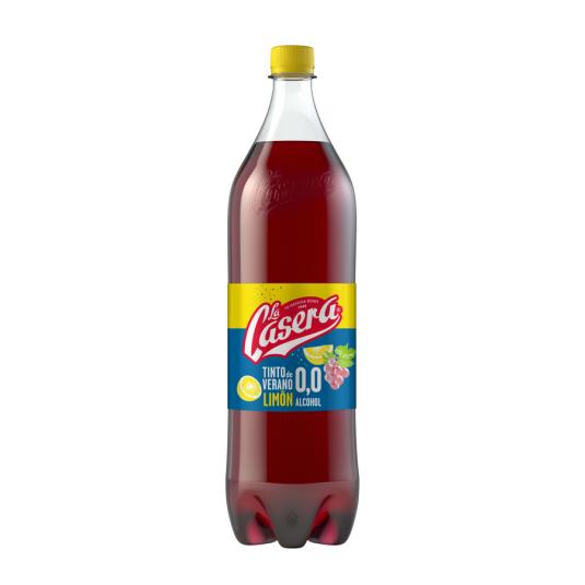 TINTO DE VERANO CON LIMÓN 0,0%, 1.5L LA CASERA