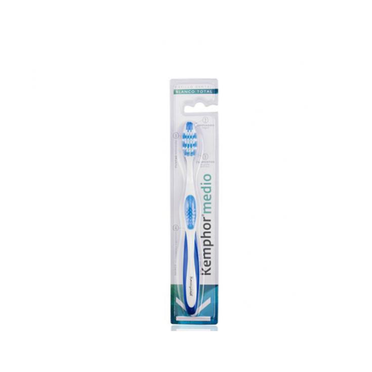 CEPILLO DENTAL BLANCO TOTAL MEDIO, 1UD KEMPHOR