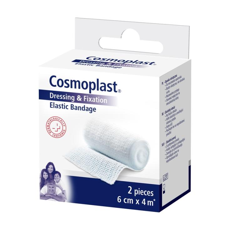 2 VENDAS ELASTICAS 4MX6CM COSMOPLAST