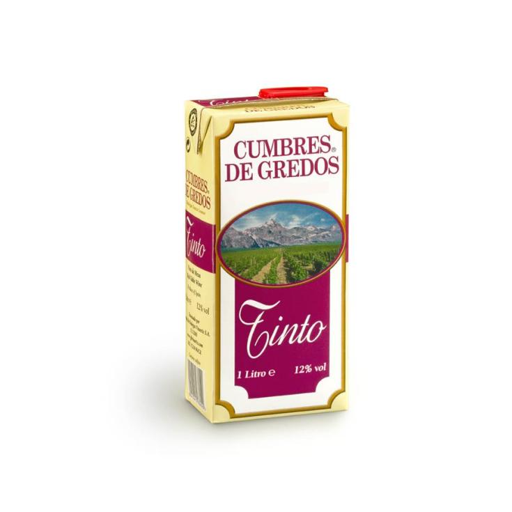 VINO TINTO DE MESA, 1L CUMBRES DE GREDOS