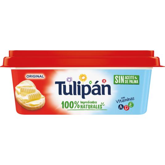 MARGARINA SIN ACEITE DE PALMA ,225G TULIPÁN